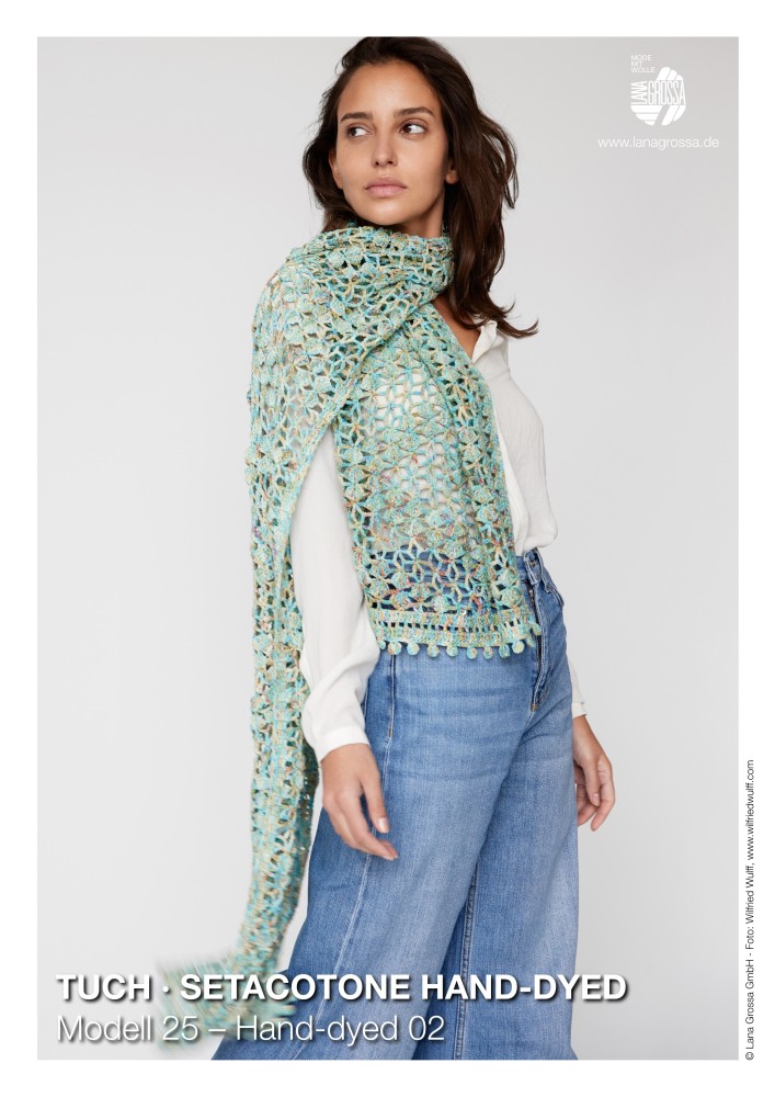 Tuch Setacotone Hand-dyed Modell 25 – Hand-dyed 02