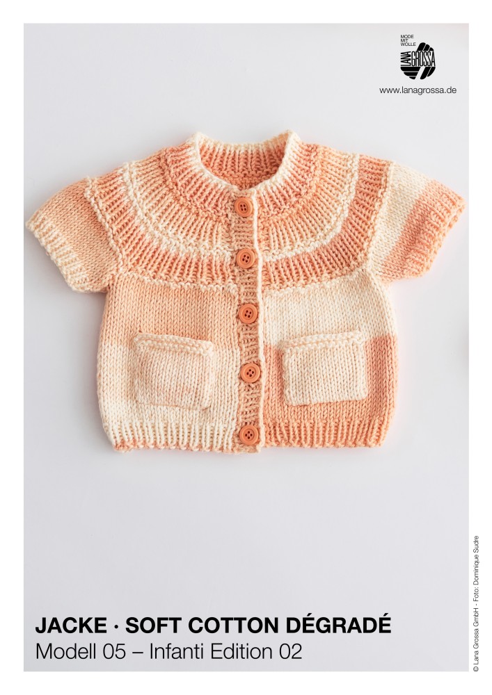 Jacke Soft Cotton Dégradé für Kinder