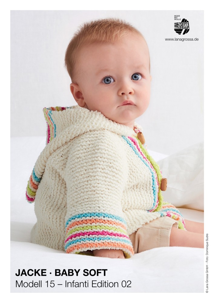 Jacke Baby Soft mit Kapuze für Babys
