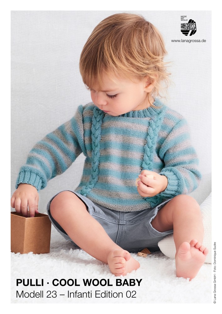 Pulli Cool Wool Baby Modell 23 – Infanti Edition 02
