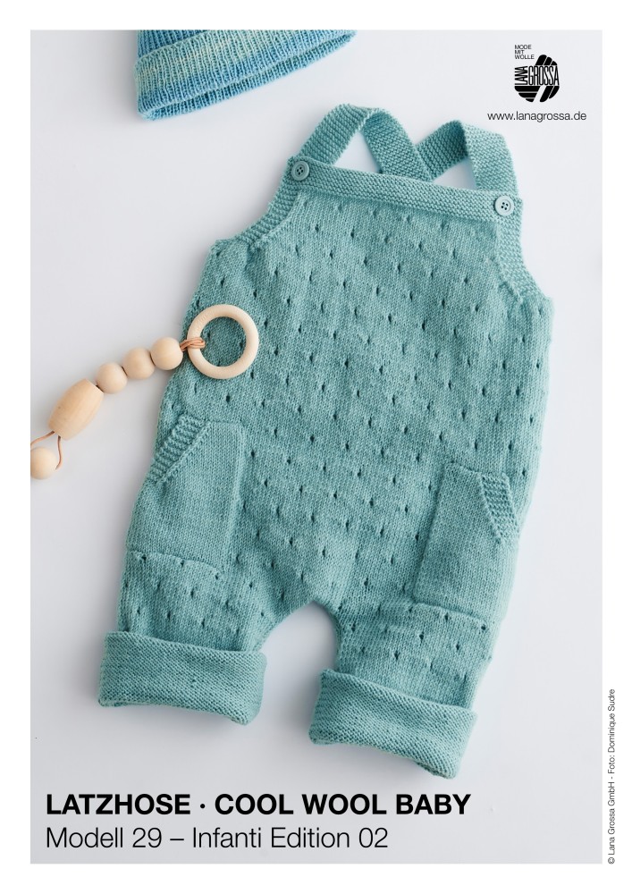 Latzhose Cool Wool Baby