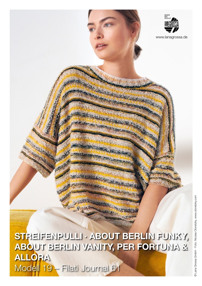 Kurzarmpulli im Mustermix About Berlin