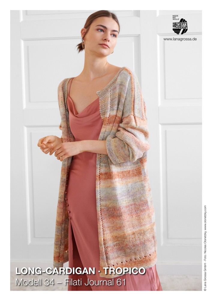 Long-Cardigan Tropico