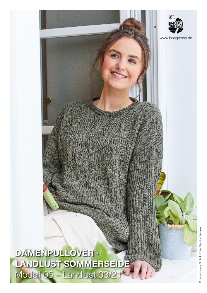 Damenpullover Landlust Sommerseide Modell 05