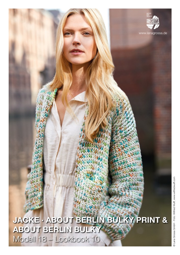 Jacke About Berlin Bulky Print & About Berlin Bulky