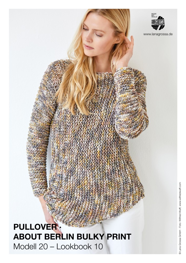 Pullover About Berlin Bulky Print