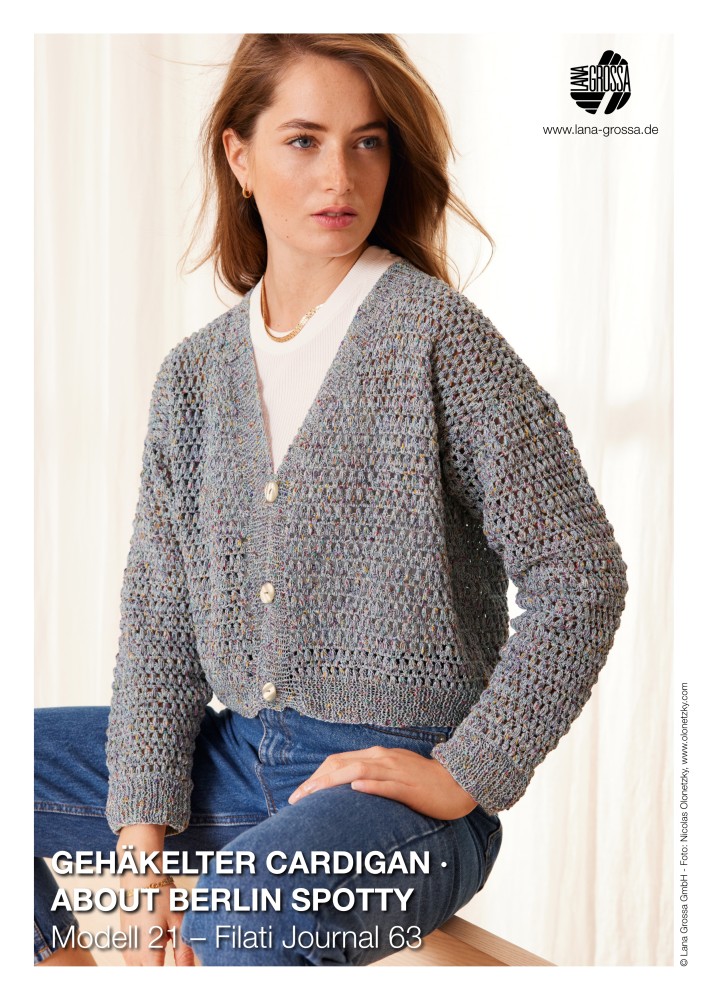 Gehäkelter Cardigan About Berlin Spotty