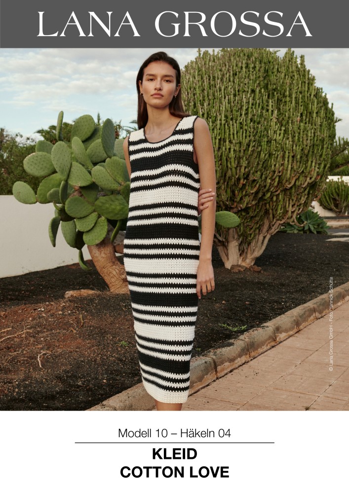 Kleid Cotton Love im Zackenmuster