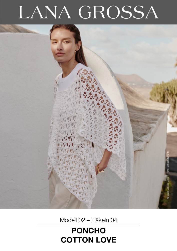 Poncho Cotton Love