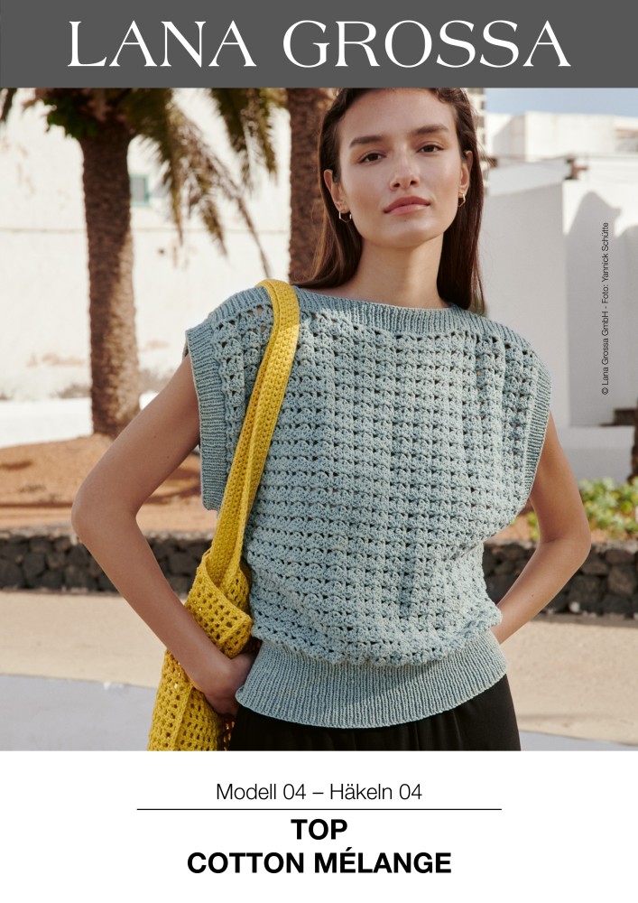Häkel-Top Cotton Mélange