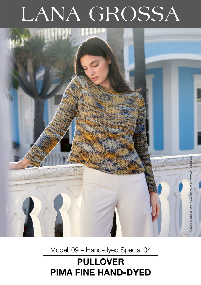 Pullover Pima Fine Hand-dyed