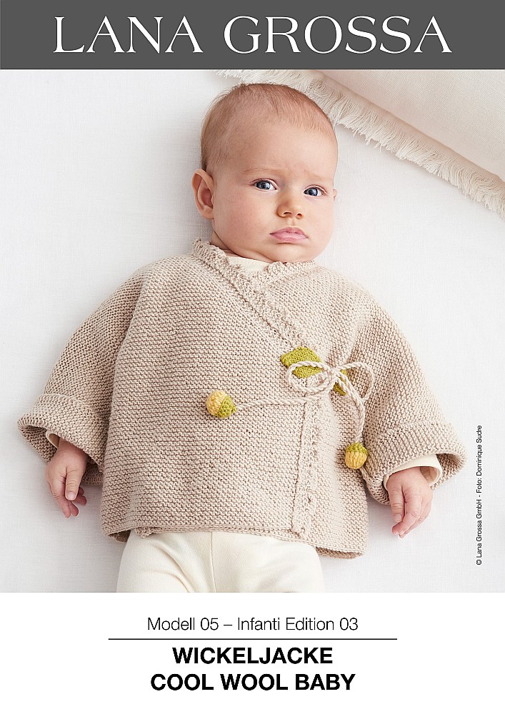 Wickeljacke Cool Wool Baby für Babys