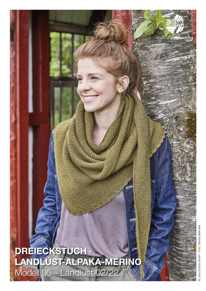 Dreieckstuch Landlust-Alpaka-Merino