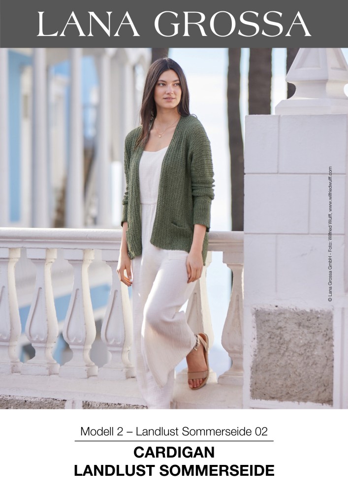 Cardigan Landlust Sommerseide