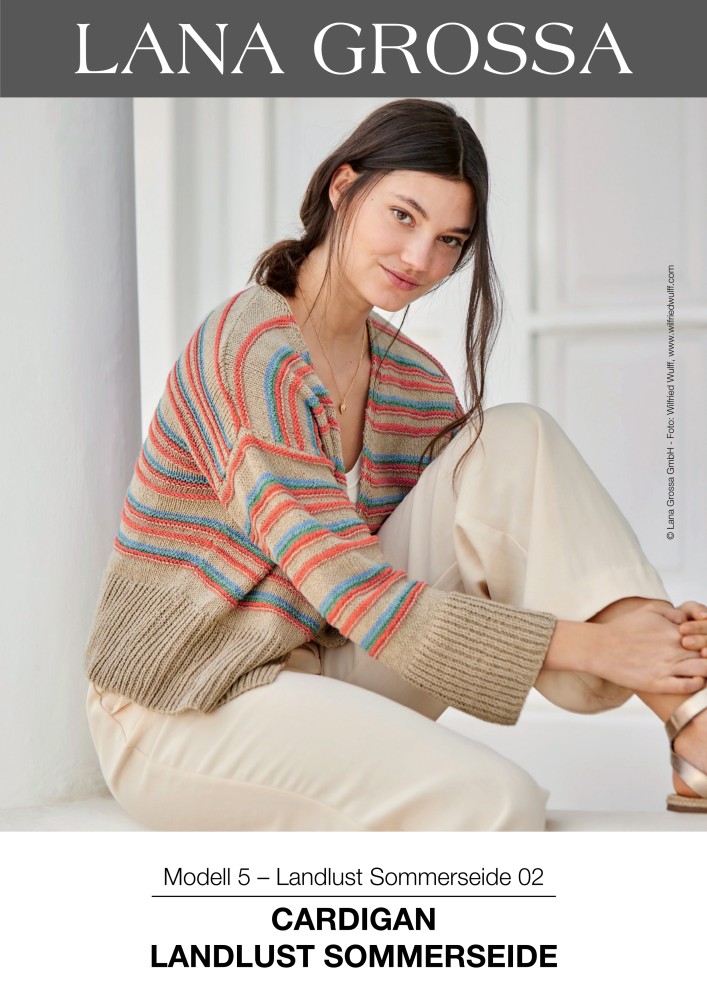 Cardigan Landlust Sommerseide