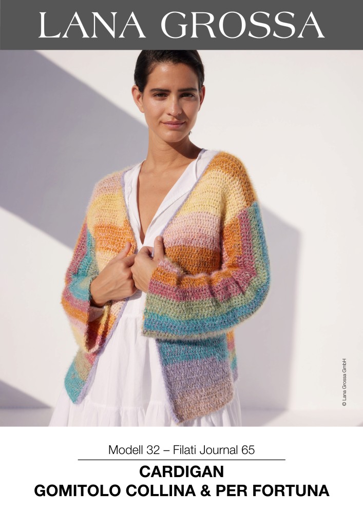 Cardigan Gomitolo Collina & Per Fortuna
