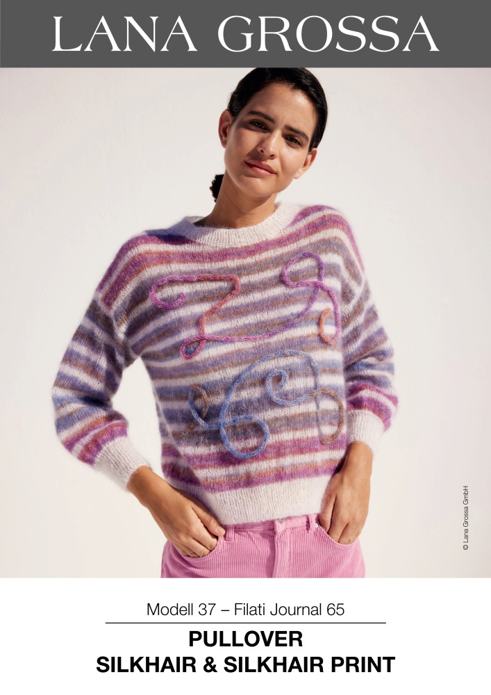 Pullover Modell 37 aus SilkHair & SilkHair Print