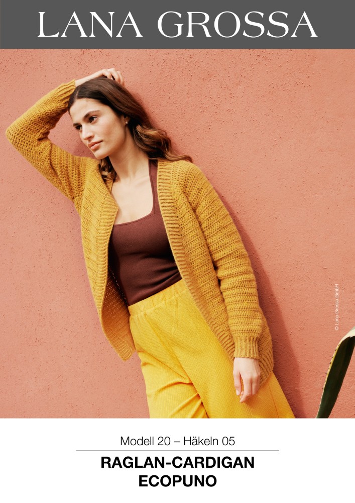 Raglan-Cardigan Ecopuno