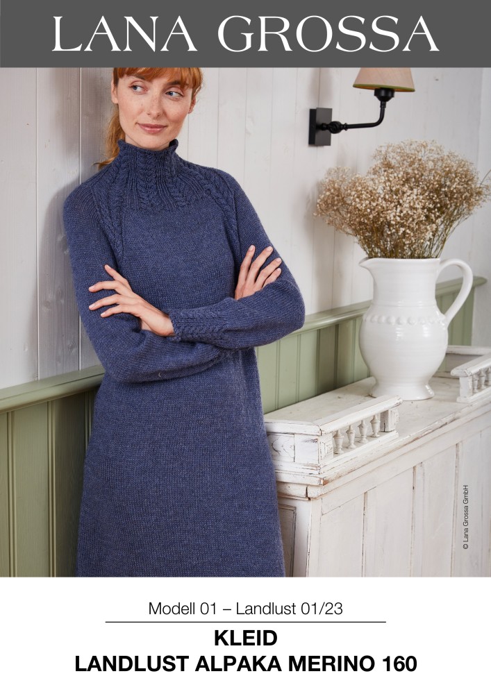 Kleid Landlust Alpaka Merino 160