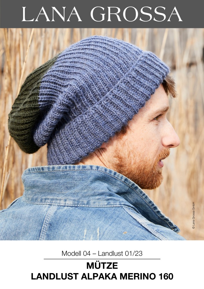 Mütze Landlust Alpaka Merino 160