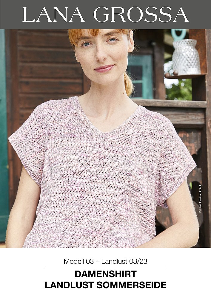 Damenshirt Landlust Sommerseide