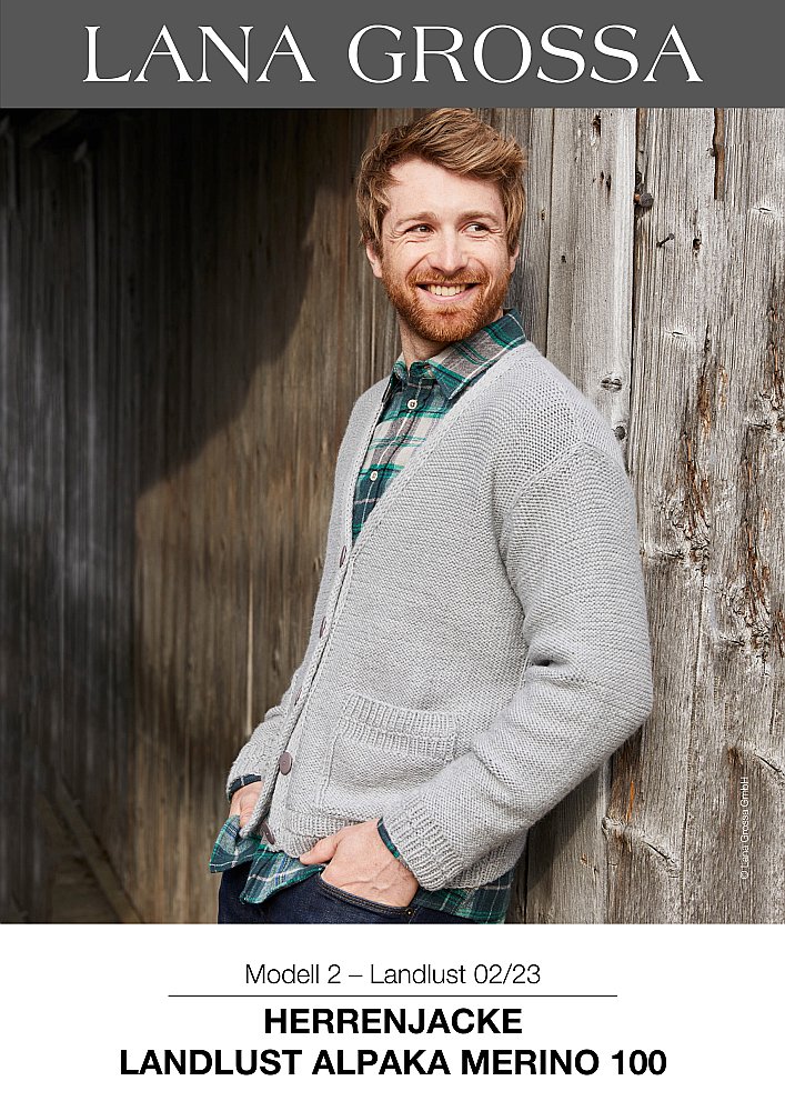 Herrenveste Landlust Alpaka Merino 100