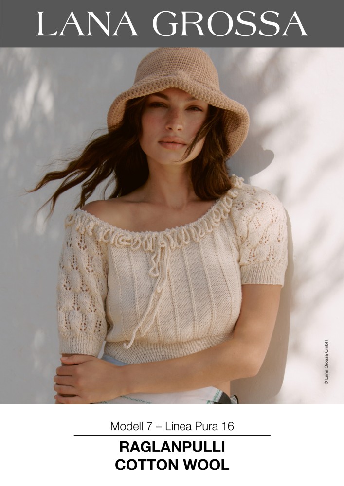 Raglanpullover Cotton Wool