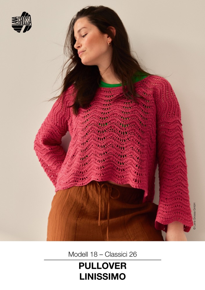 Pullover Linissimo mit Wellenmuster