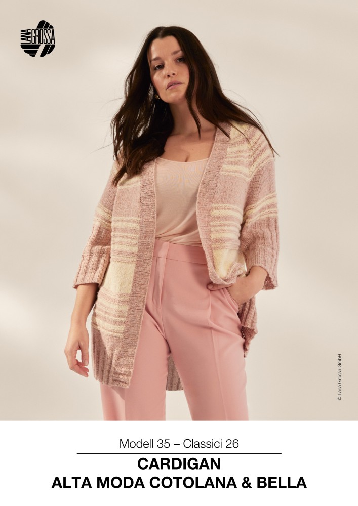 Cardigan Alta Moda Cotolana & Bella