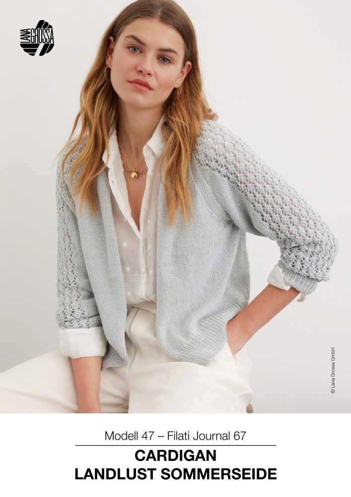 Cardigan Landlust Sommerseide