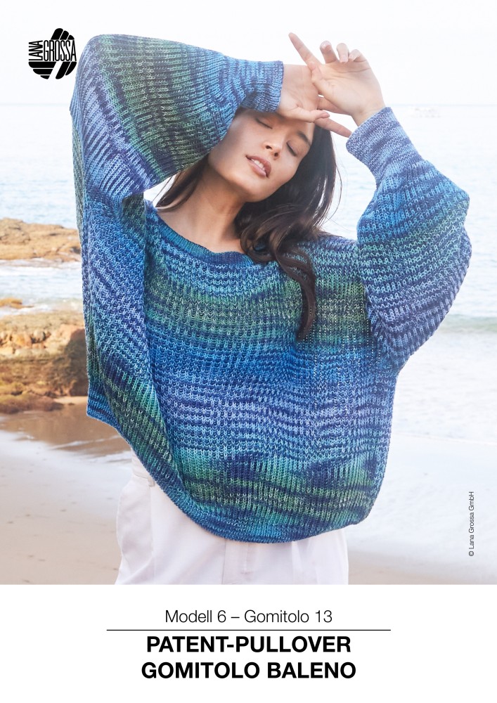 Patent-Pullover Gomitolo Baleno