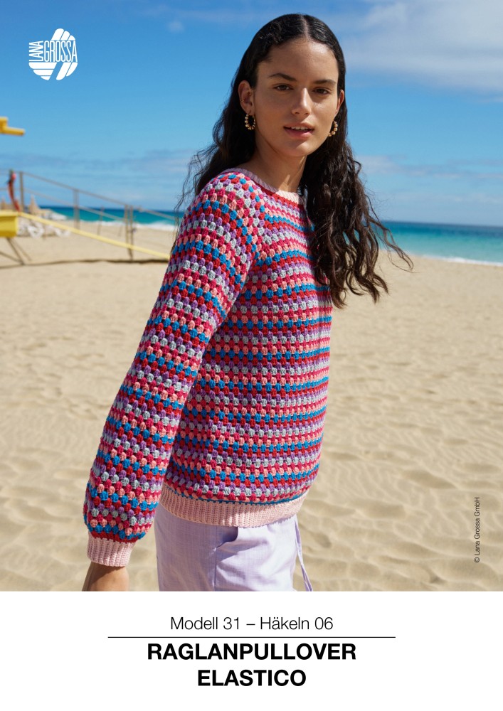 Raglanpullover Elastico