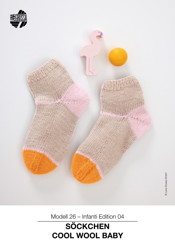 Babysöckchen Infanti Edition 04 aus Cool Wool Baby