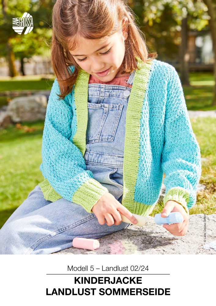 Kinderjacke Landlust Sommerseide