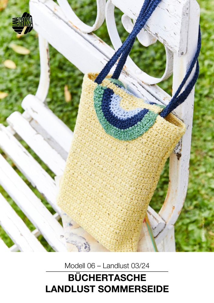 Büchertasche Landlust Sommerseide