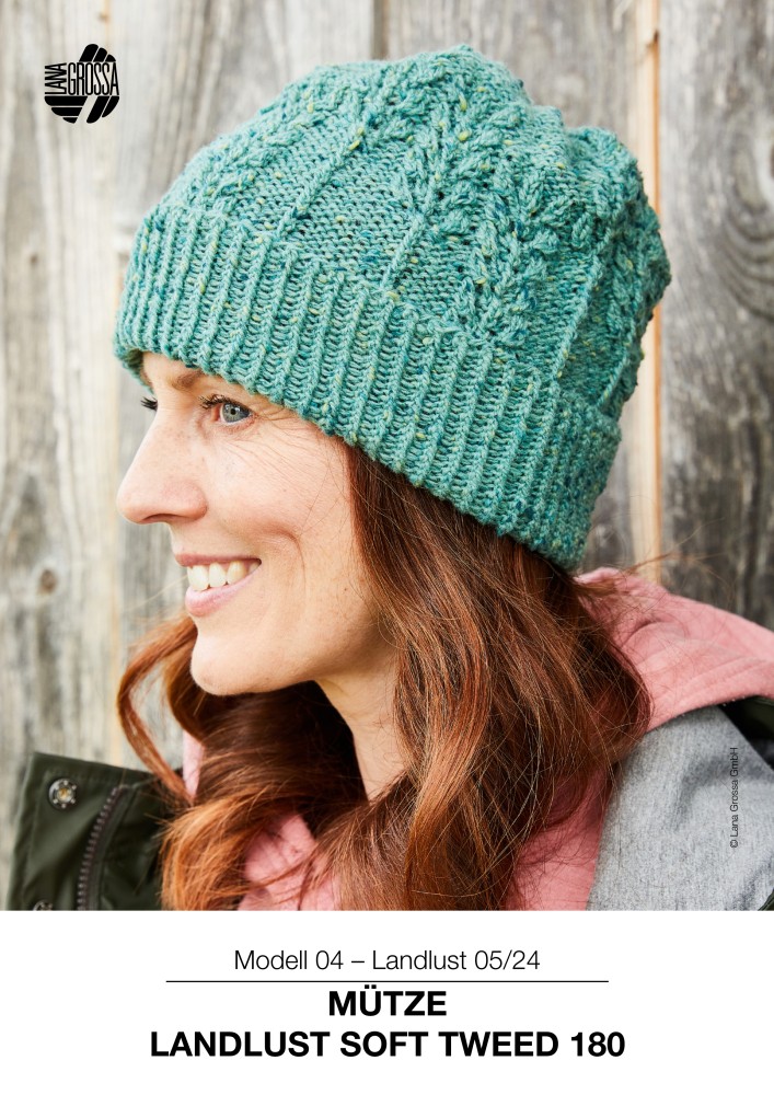 Mütze Landlust Soft Tweed 180