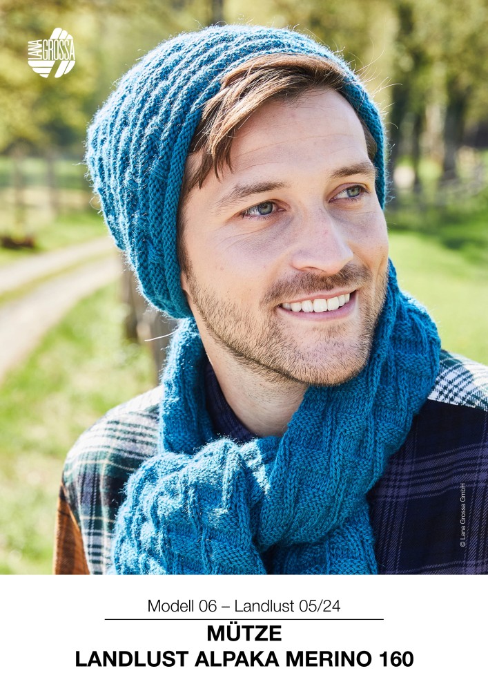 Mütze Landlust Alpaka Merino 160