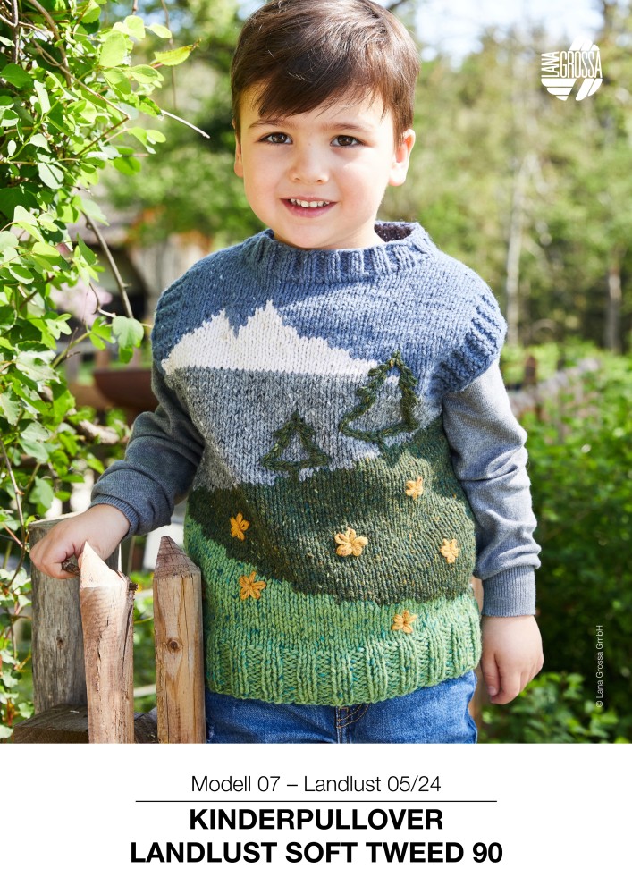 Kinderpullover Landlust Soft Tweed 90