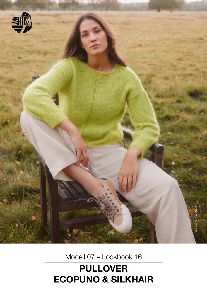 Pullover Modell 07 aus Ecopuno & Silkhair