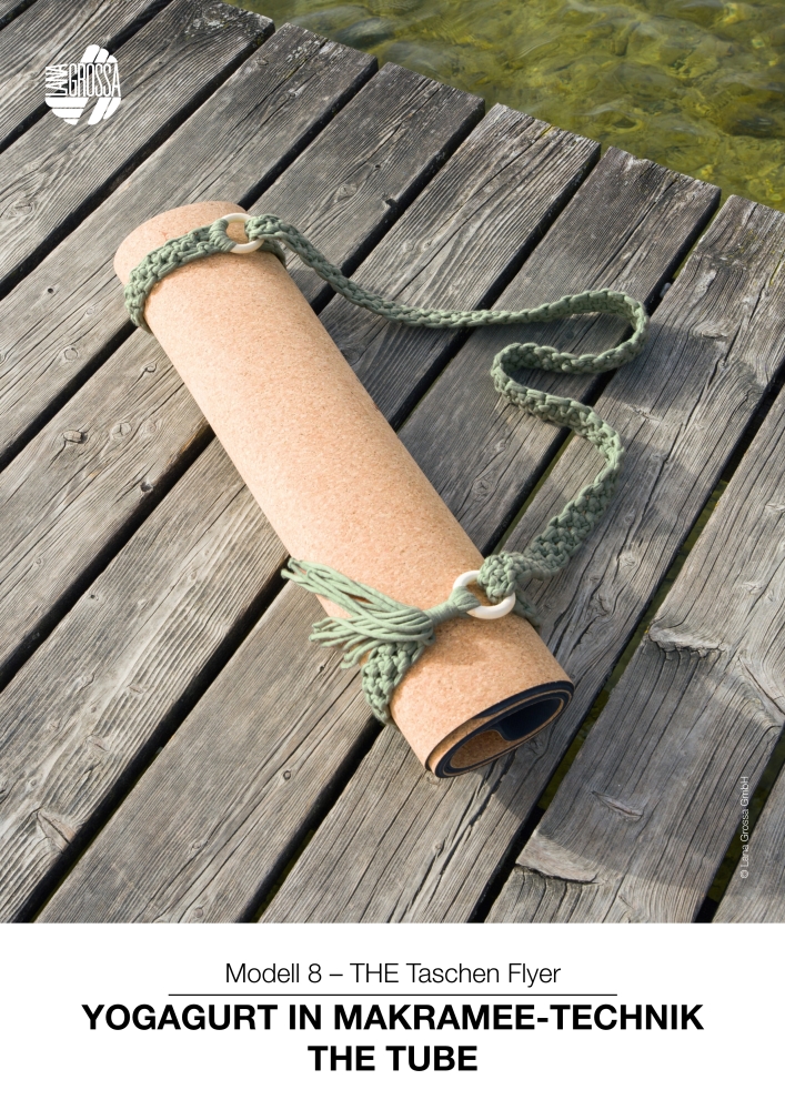 THE Taschen Flyer – Yogagurt in Makramee-Technik