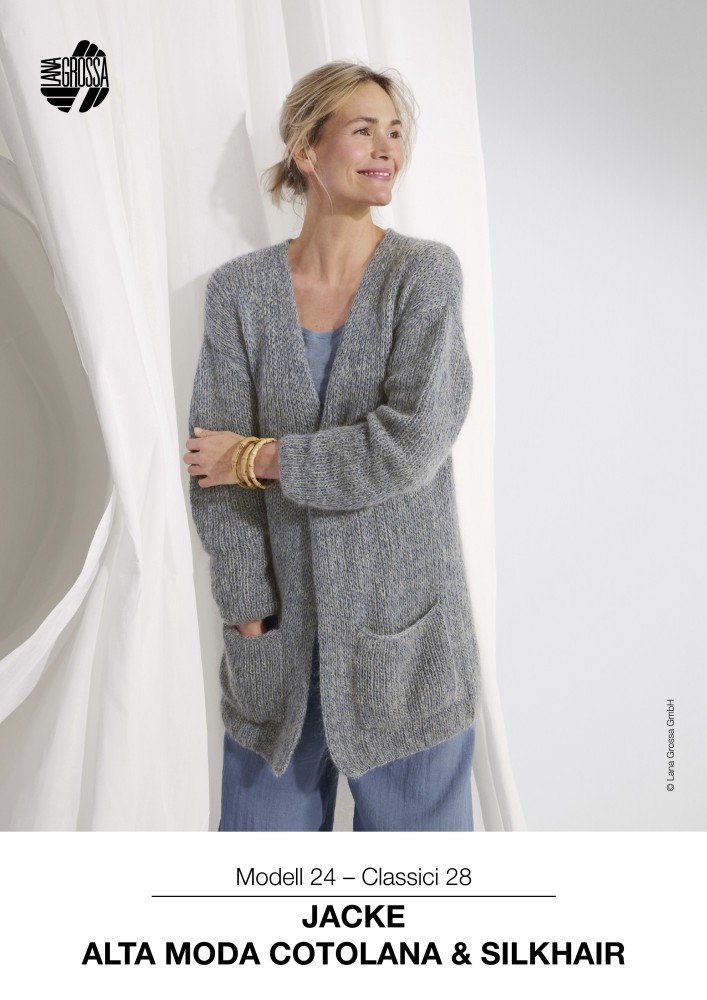 Jacke aus Alta Moda Cotolana & Silkhair