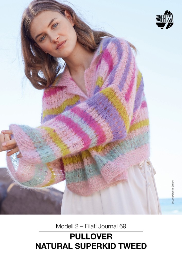 Pullover Natural Superkid Tweed