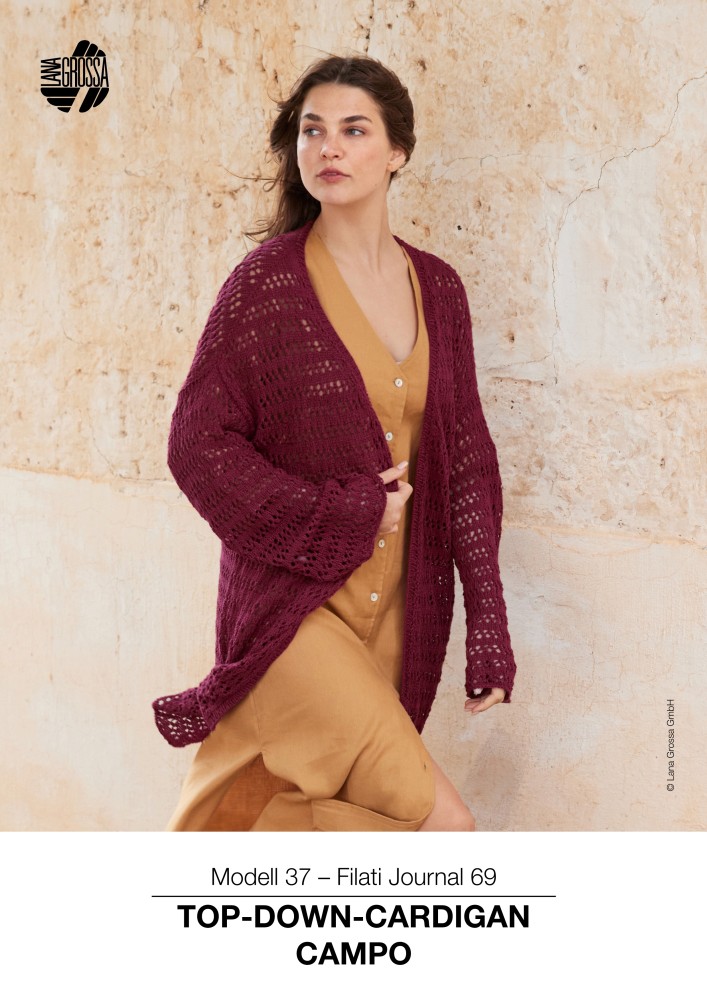 Top-Down-Cardigan Campo