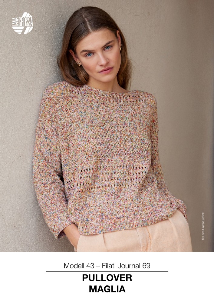 Pullover Modell 43 aus Filati Journal 69