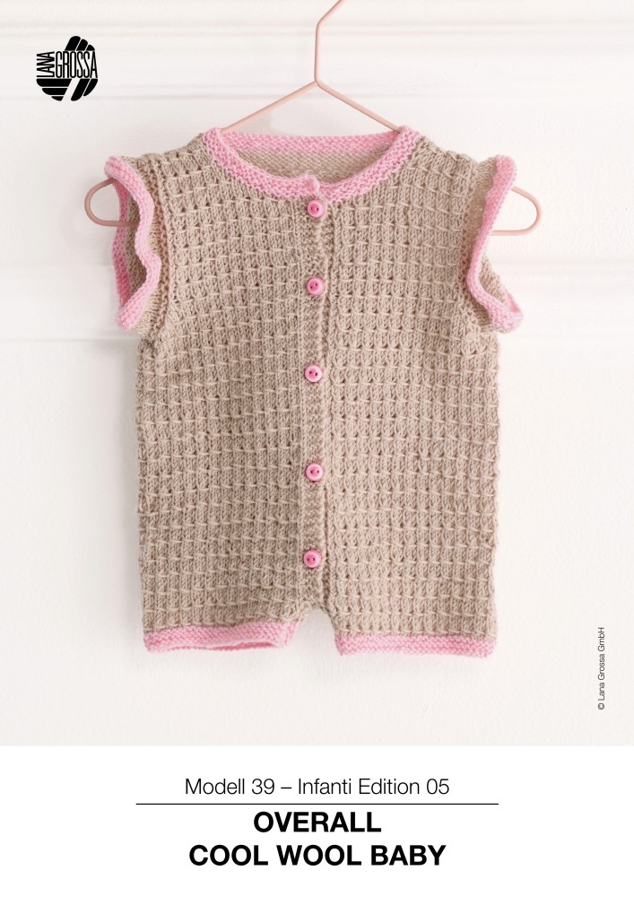 Overall für Babys aus Cool Wool Baby Garn