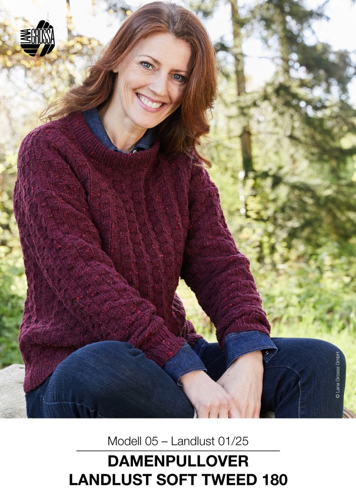 Damenpullover Landlust Soft Tweed 180