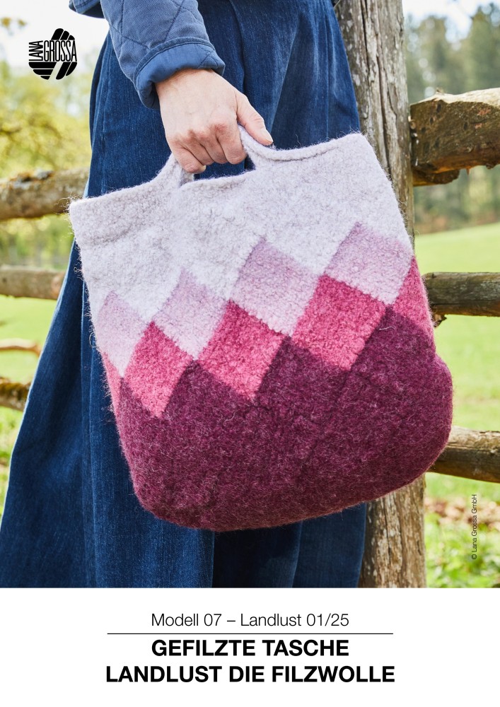 Gefilzte Tasche Landlust Die Filzwolle