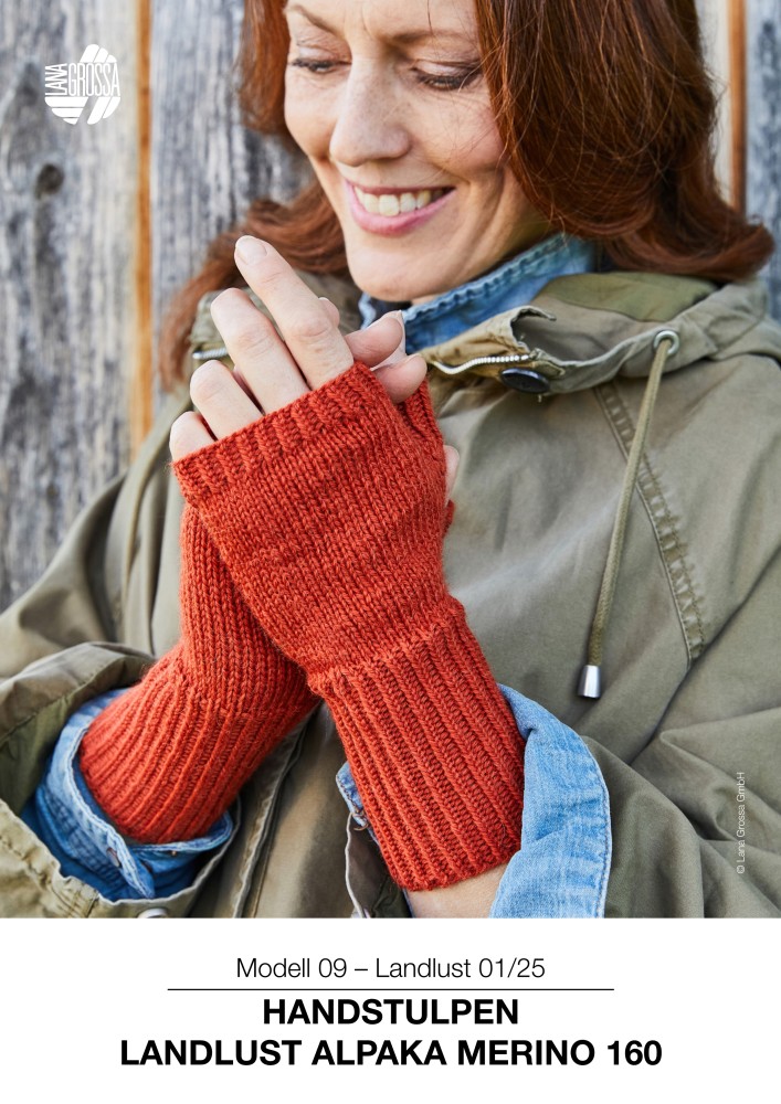 Handstulpen Landlust Alpaka Merino 160