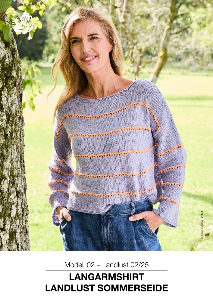 Langarmshirt Landlust Sommerseide