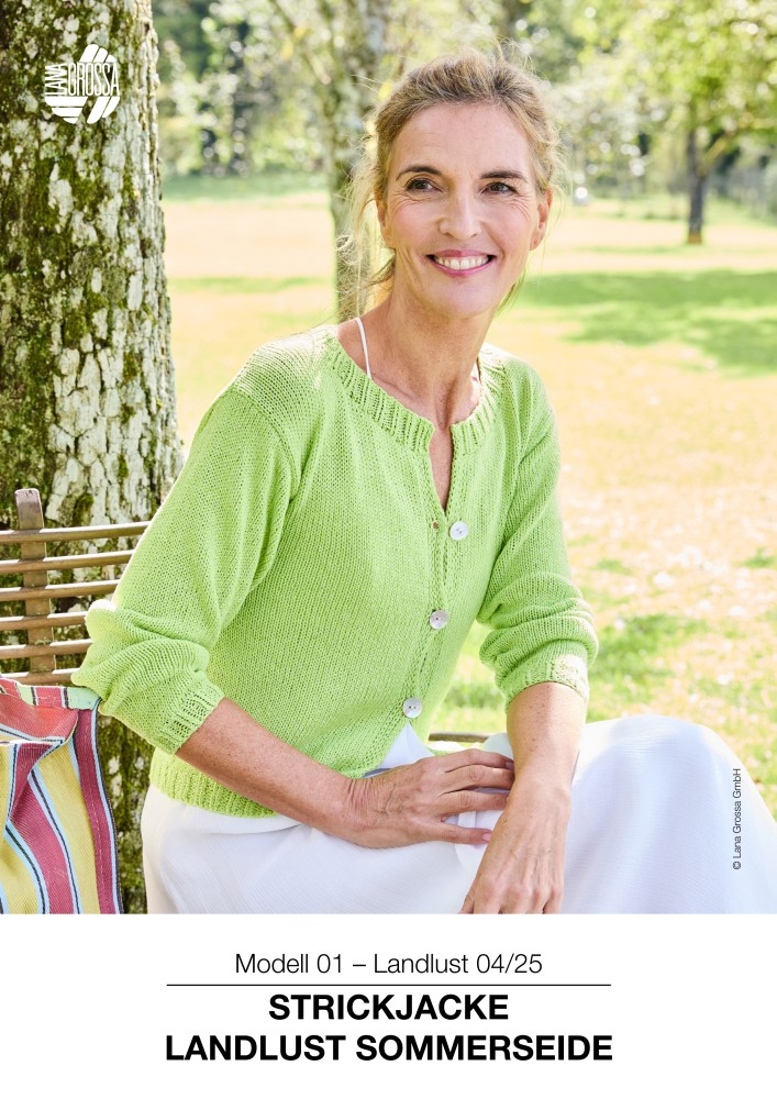 Strickjacke Landlust Sommerseide